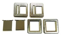 Vacuum Metalized Gold Bezel Kit for Most Stern Coin Doors