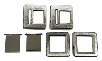 Vacuum Metalized Silver Bezel Kit for Most Stern Coin Doors
