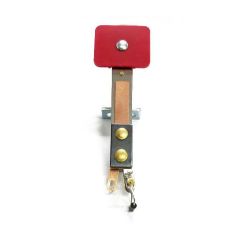 Red Rectangle Stand-Up Target - Rear Mounting