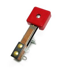 Dutch Pinball Red 3D/Deep Square Target - Rear Mounting - Side Lugs - No Diode
