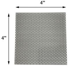 Black Plastic Speaker Panel Grill Screen