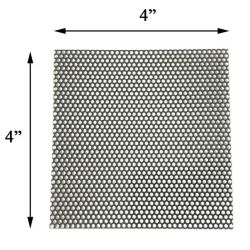 Black Plastic Speaker Panel Grill Screen