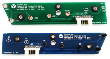 Trough Opto Transmitter / Receiver Board Set (4 Ball) For Williams/Bally Pinball Machines