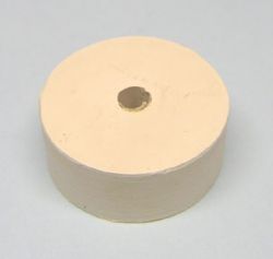 1-1/4" OD White Rebound Rubber