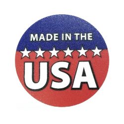 USA Playfield Glass Decal - Round