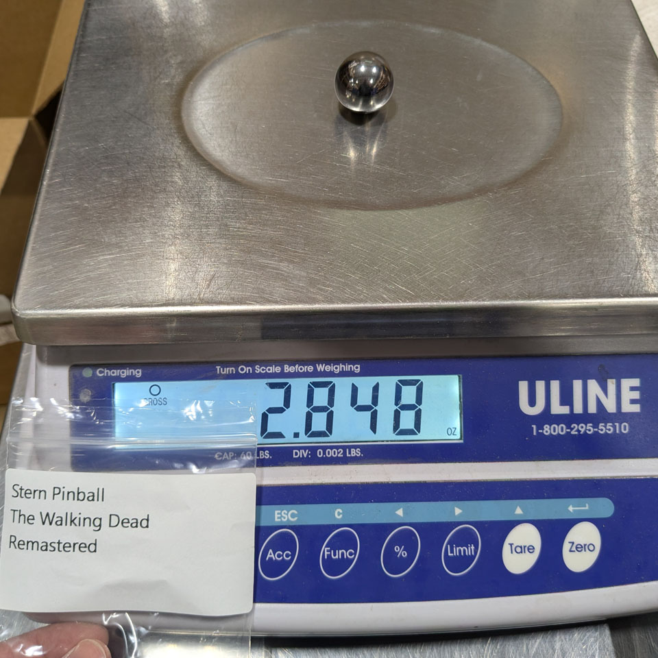 Stern Pinball Weight in Ounces